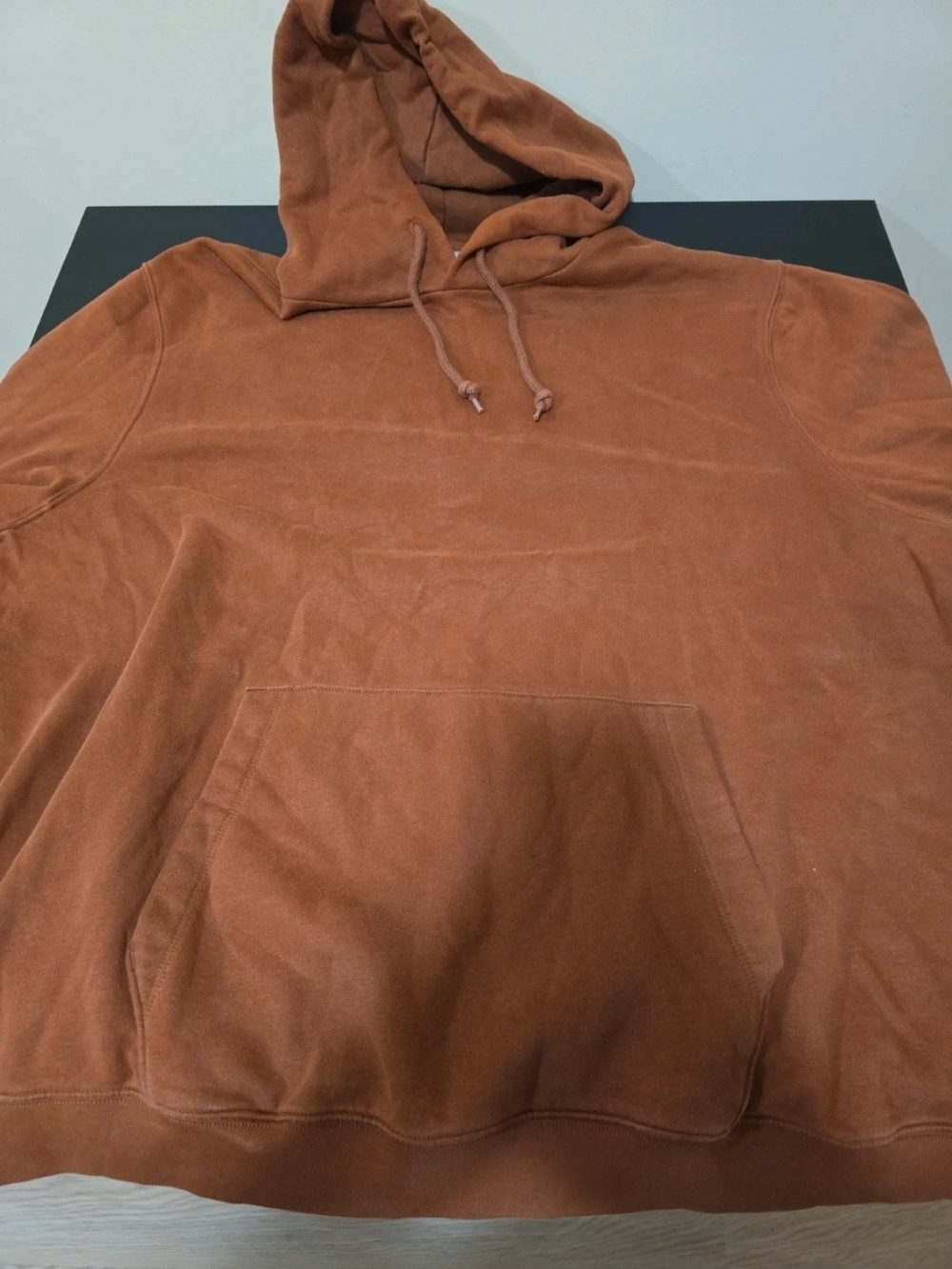 GAP Men's Hooded Pullover Sweatshirt in Rust